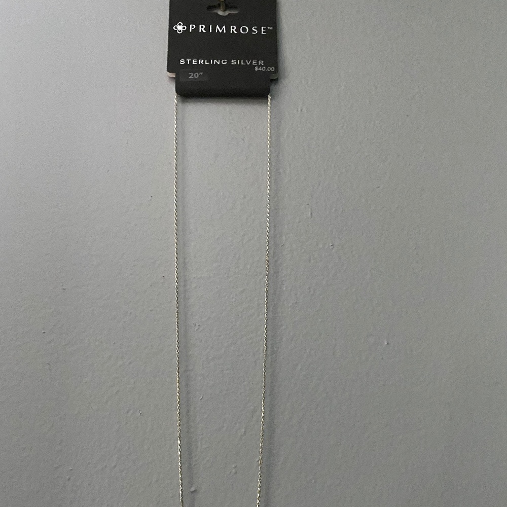 Sterling silver necklace
